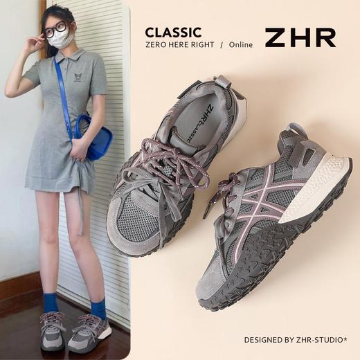 ZHR则则厚底德训鞋女2026春季新款时尚阿甘鞋运动女鞋增高休闲鞋 商品图2