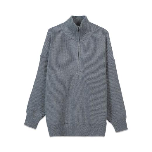 高领拉链套头毛衣-纪念日百货门店同款169450488 商品图3