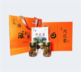 山东乐道 碱滩肉苁蓉 五年+秋冬干片 肉苁蓉 尊享礼盒 35克*2瓶