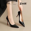 ZHR则则10cm超高跟细跟鞋女2026新款职业红底尖头高跟鞋气质百搭 商品缩略图8