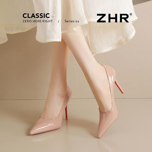 ZHR则则10cm超高跟细跟鞋女2026新款职业红底尖头高跟鞋气质百搭 商品图5