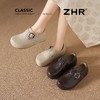 ZHR则则内增高勃肯鞋女2026春季新款英伦风圆头一脚蹬软底小皮鞋 商品缩略图2