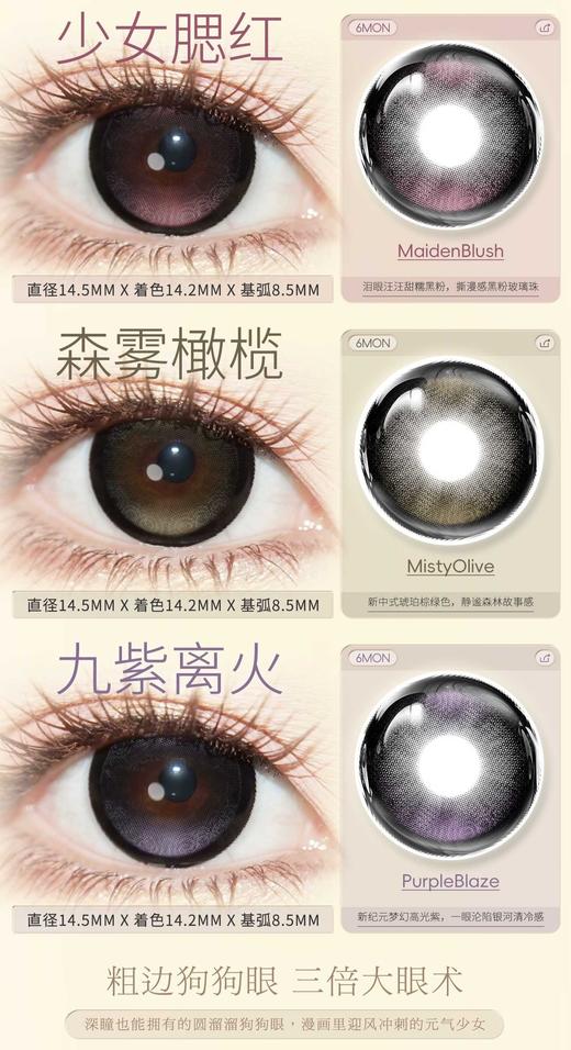 CIRCLECON 正品半年抛38/副88/3副,可可冻甜酒棕冻青柠宇宙星河鎏金琥珀 商品图4