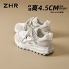 ZHR则则头层猪皮阿甘鞋女春秋款网面运动鞋女百搭休闲鞋德训鞋女 商品缩略图7
