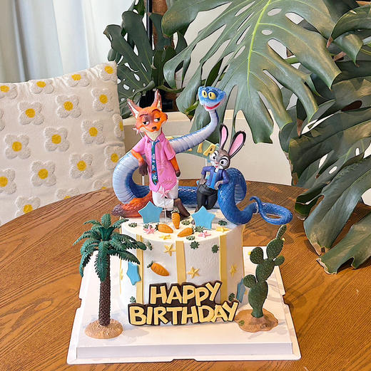 疯狂动物城主题蛋糕 商品图0