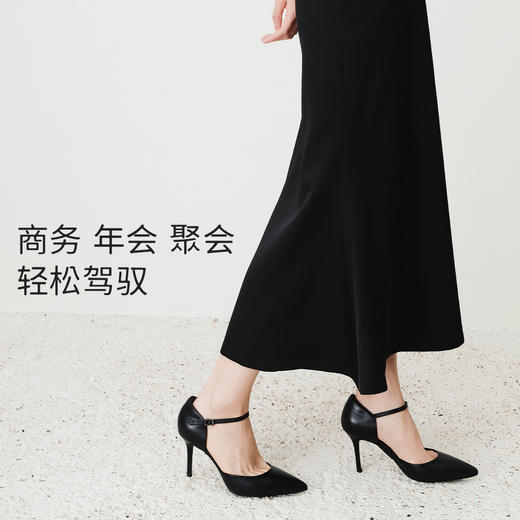 7or9黑标系列26年新款高跟鞋松烟墨 商品图1