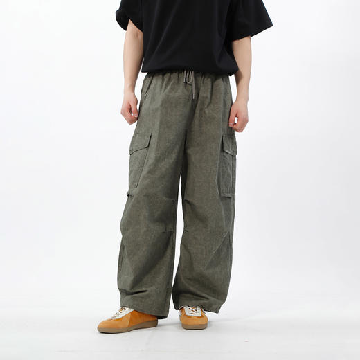 休闲百搭工装洗水布制长裤-纪念日百货门店同款169449153 商品图0