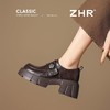 ZHR则则复古经典厚底增高乐福鞋2026春季新款百搭舒适通勤小皮鞋 商品缩略图6