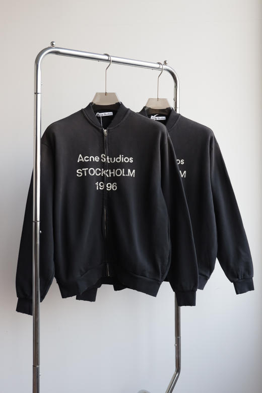 特价 @CNE1996 做旧破洞喷墨拉链夹克外套 WT974 商品图0