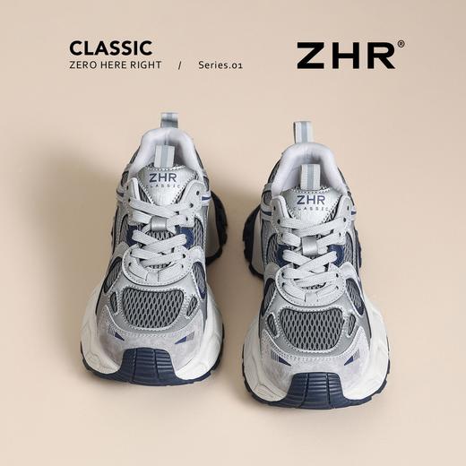ZHR厚底【增高4.5cm】老爹鞋网面透气2026春季新款休闲鞋运动鞋女 商品图6