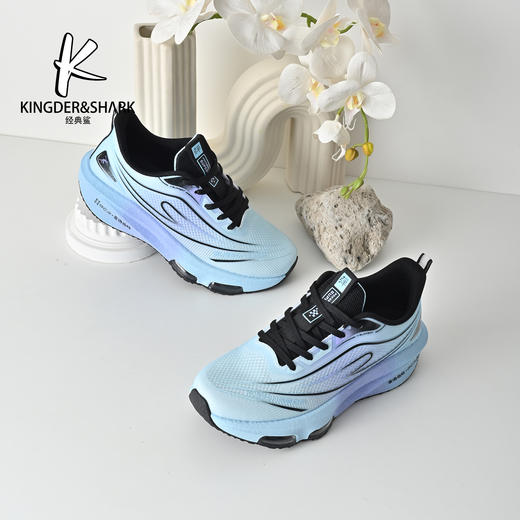 经典鲨2026年春季专柜新品潮流拼色跑步运动休闲鞋KF09-613011 商品图4