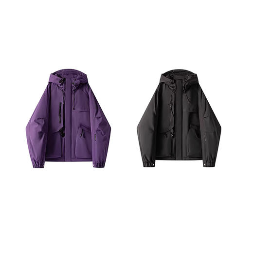 裁缝学苑QL16户外冲锋衣加绒羽绒服纸样连帽夹克情侣外套样板 商品图4