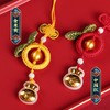 【祈愿吉品】双桔翡翠金多多挂饰钥匙扣挂件 商品缩略图4