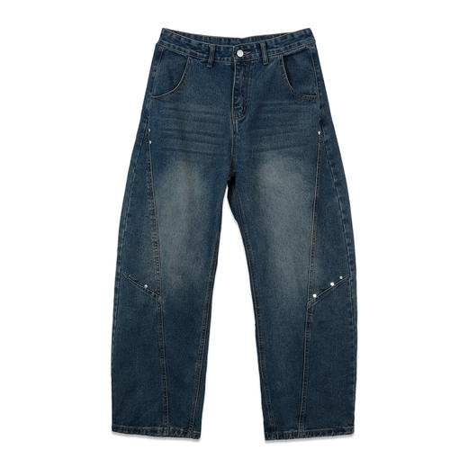 简约宽松潮流钉珠弯刀长裤-纪念日百货门店同款169794512 商品图4