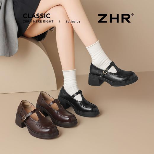 ZHR则则增高6cm甜酷风学院乐福鞋女2026新款复古时髦显高单鞋jk鞋 商品图6