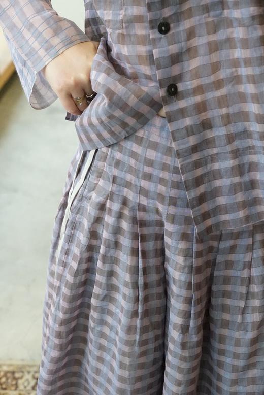 Khadi and Co丝棉格纹半裙 商品图6