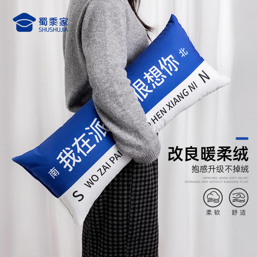 【很想你抱枕】创意卡通抱枕办公日用靠枕靠垫一枕多用 商品图3