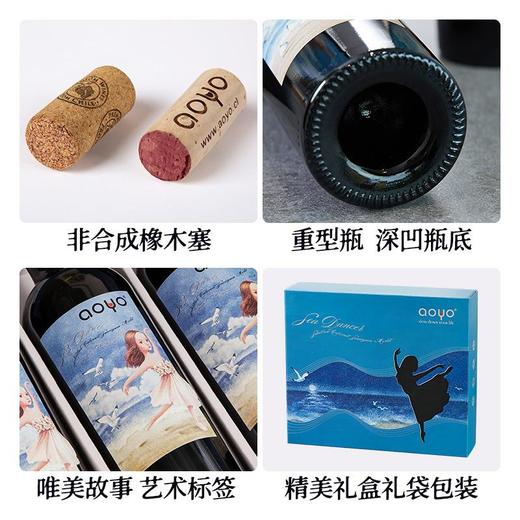 傲鱼智利原装原瓶进口红酒干红葡萄酒水果酒整箱礼盒装 商品图3