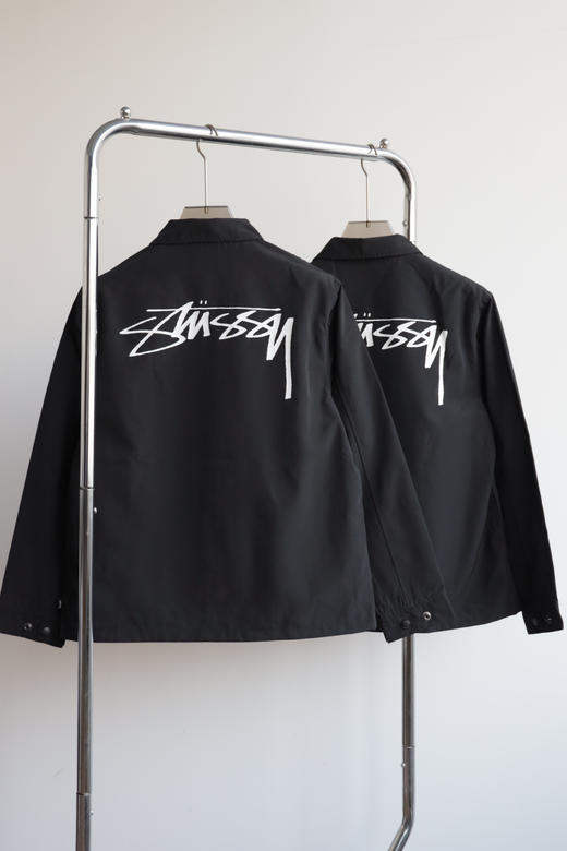 STU Coach Jacket Logo 纯色梭织教练夹克外套WT975 商品图2