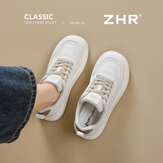 ZHR【增高4.5cm】厚底小白鞋2026春季新款小个子耐磨运动休闲鞋女 商品图7