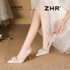 ZHR则则尖头法式高跟鞋2026新款气质百搭婚鞋伴娘鞋细跟单鞋女鞋 商品缩略图5