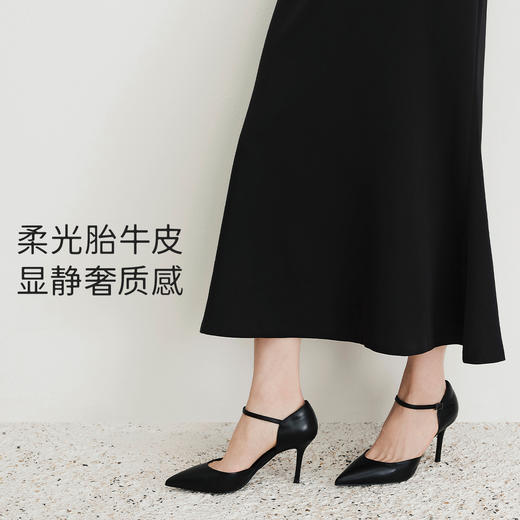 7or9黑标系列26年新款高跟鞋松烟墨 商品图2