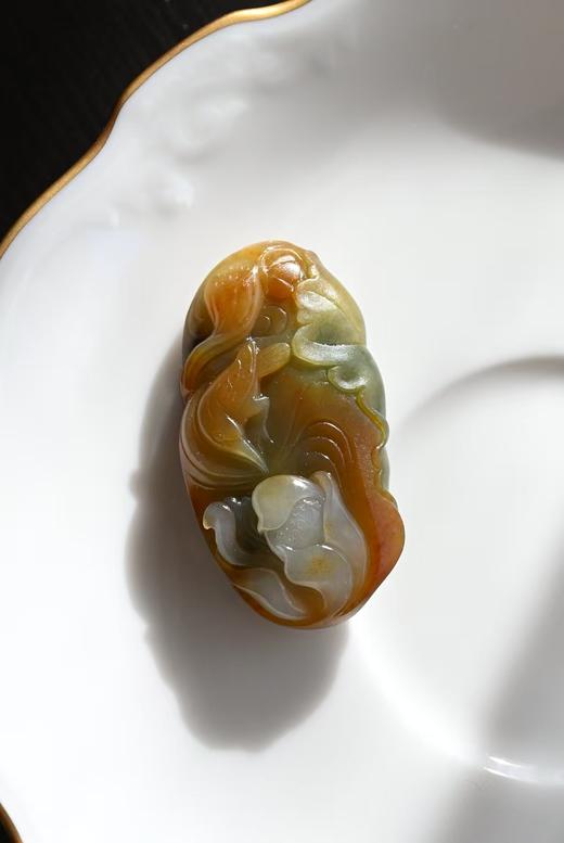 春日·喜事连连三色籽料吊坠【 嘉石2631】 商品图5