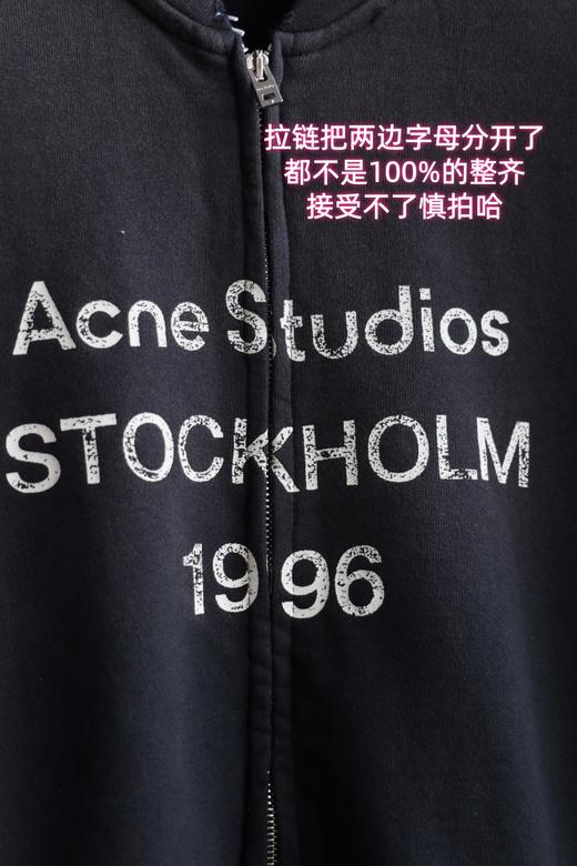 特价 @CNE1996 做旧破洞喷墨拉链夹克外套 WT974 商品图4