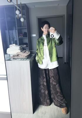 ³【南宋男姐同款香云纱织金螺钿正绢四君子中式外套】536099 XN03-SD-NSSF