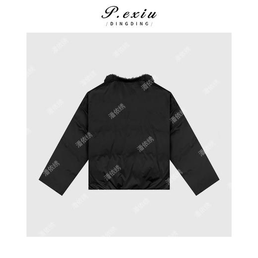 A008潘依绣丁丁宠粉【迷雾岛屿】90%白鸭绒兔毛领时髦感羽绒服B121 商品图2