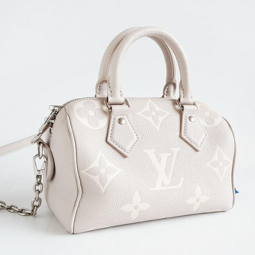 【95新】LV路易威登Speedy系列M14207灰紫色全皮压纹Speedy 20手提单肩包女士060226HS25 商品图2