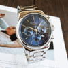 【95新】LONGINES 浪琴L2.859.4.92.6自动机械机芯日期显示、计时44MM（男款）名匠系列精钢240126NJ31 商品缩略图3