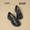 ZHR则则复古抓皱平底乐福鞋2026春季新款轻便百搭舒适通勤小皮鞋 商品缩略图5