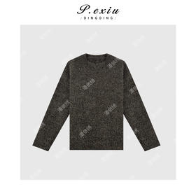 A008潘依绣丁丁宠粉圈圈毛极简气质圆领毛衣 Q5681