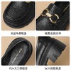 ZHR则则头层牛皮双环扣厚底乐福鞋2026春季新款气质舒适通勤单鞋 商品缩略图7