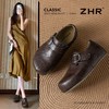 ZHR则则内增高勃肯鞋女2026春季新款英伦风圆头一脚蹬软底小皮鞋 商品缩略图1