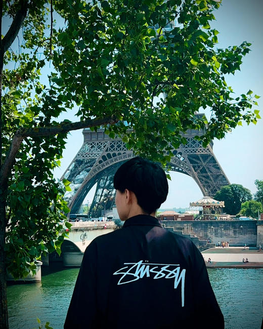 STU Coach Jacket Logo 纯色梭织教练夹克外套WT975 商品图6