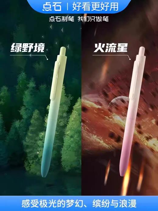 点石极光按动时空舱畅响中性笔0.5 商品图3