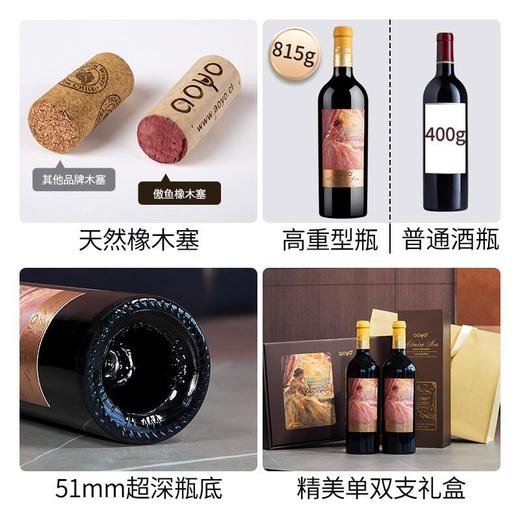 傲鱼西班牙原装原瓶进口红酒慕海干红葡萄酒水整箱礼盒装 商品图3