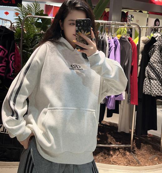 NC连帽加绒拼织带长袖卫衣51029（灰） 冬季 154011940321 商品图0