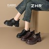 ZHR则则复古经典厚底增高乐福鞋2026春季新款百搭舒适通勤小皮鞋 商品缩略图9
