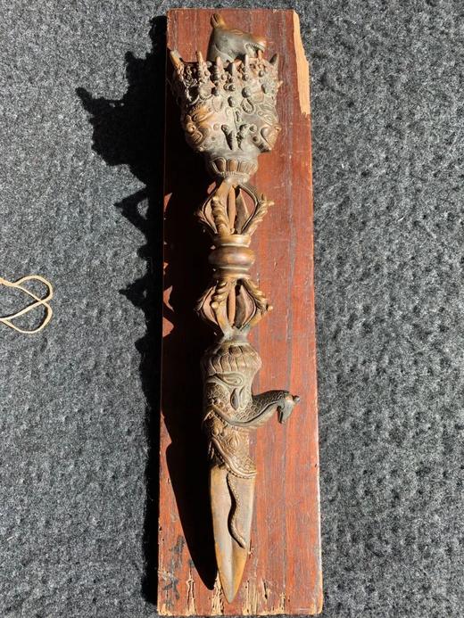藏传青铜马头金刚橛法器，顺丰包邮 商品图13