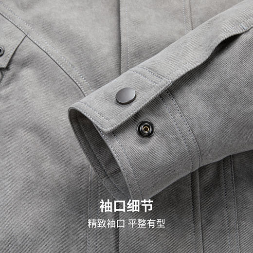 【易打理】圣得西高定扎染面料商务夹克26年春季新款潮流复古外套 商品图7