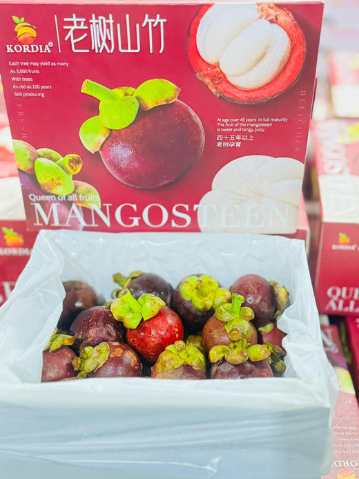 泰国山竹，礼盒装白胖子，品质非常棒的新鲜山竹，叶瓣青绿，果身软🍃去火神器。礼盒5斤 商品图14