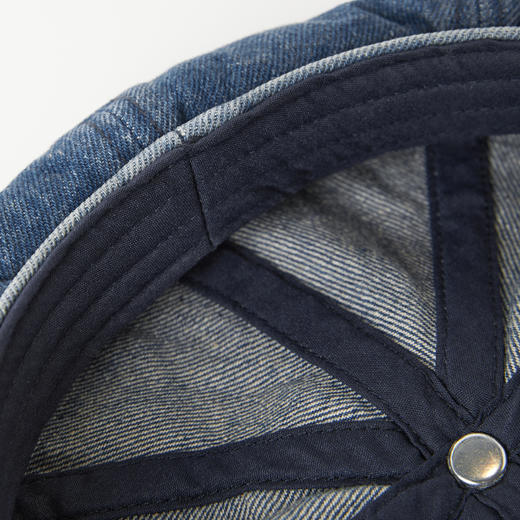 ROMI STUDIO 日系复古水洗做旧牛仔八角帽 RWCAP34891 商品图4