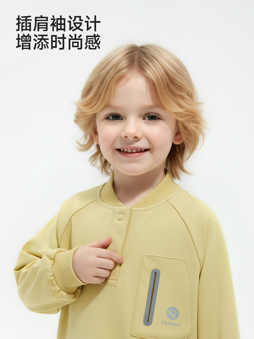 英氏儿童T恤男童长袖上衣春夏新款百搭休闲长袖T恤YRTAJ1S031A 商品图4