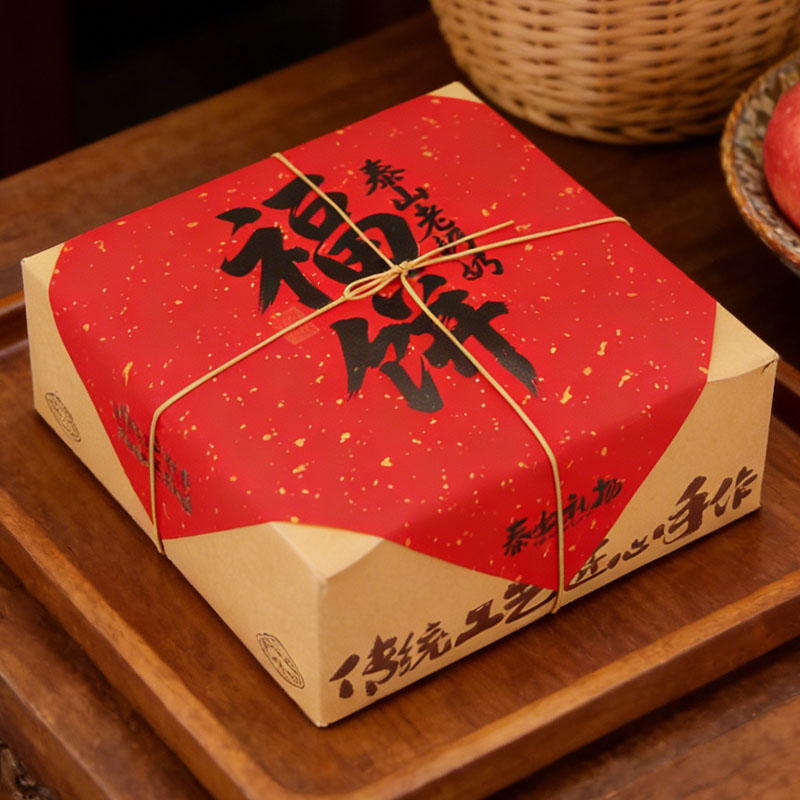 泰山特产零食鲜花饼泰山老奶奶福饼Tai集送朋友特产祈心愿礼物