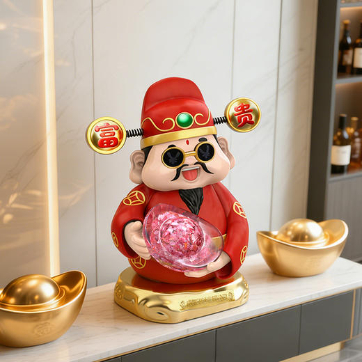 【成都印钞】碎钞大财神摆件 商品图3