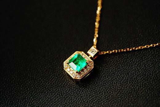 0.67ct祖母绿锁骨链 商品图6