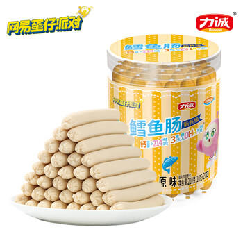 力诚鳕鱼肠原味210g21支宝宝儿童零食肉肠即食鱼肠 /休闲食品 /海味零食 /鱼零食 商品图2